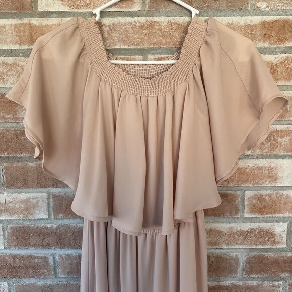 Show Me Your Mumu Hacienda Maxi Dress Small Blush Pink Small - Picture 3 of 8